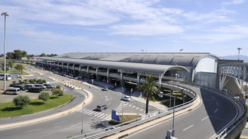 Sistema de aire acondicionado del aeropuerto Cagliari ELMAS