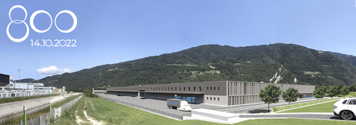  Clivet inizia la costruzione di un nuovo stabilimento 