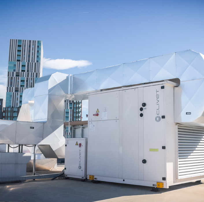 merlata Bloom Milano unita Clivet sul tetto