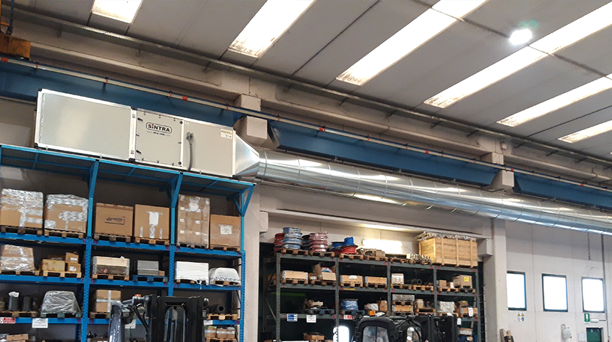 Costamp Air Conditioning System - external view